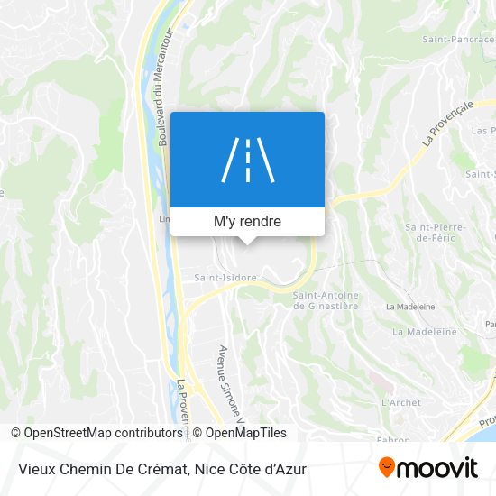 Vieux Chemin De Crémat plan