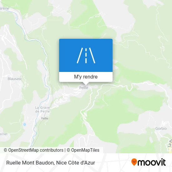 Ruelle Mont Baudon plan