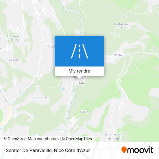 Sentier De Paravieille plan