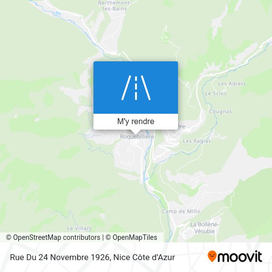 Rue Du 24 Novembre 1926 plan