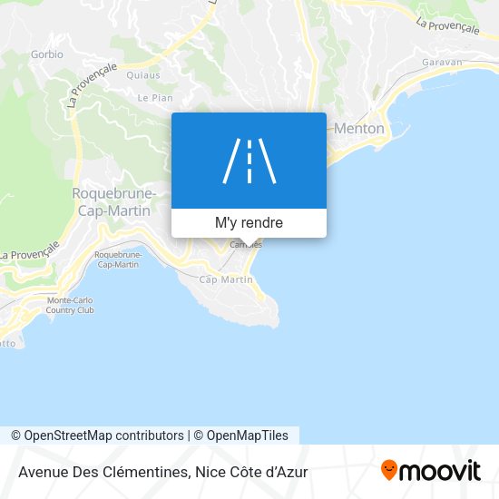 Avenue Des Clémentines plan