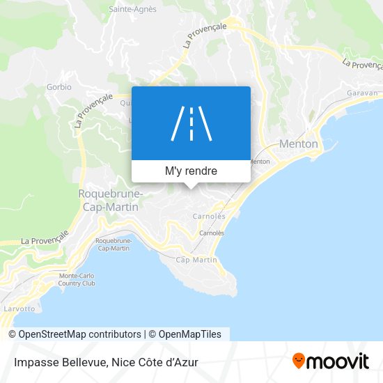 Impasse Bellevue plan