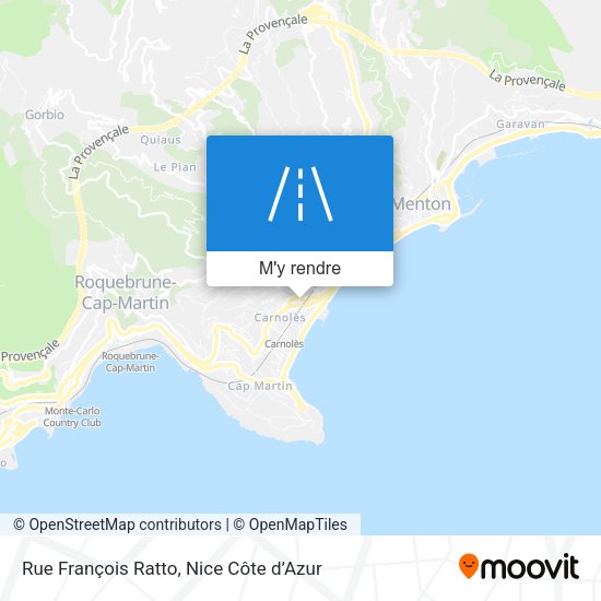 Rue François Ratto plan