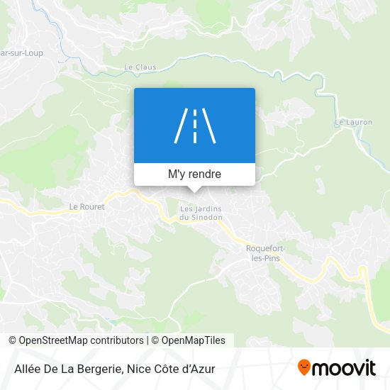 Allée De La Bergerie plan
