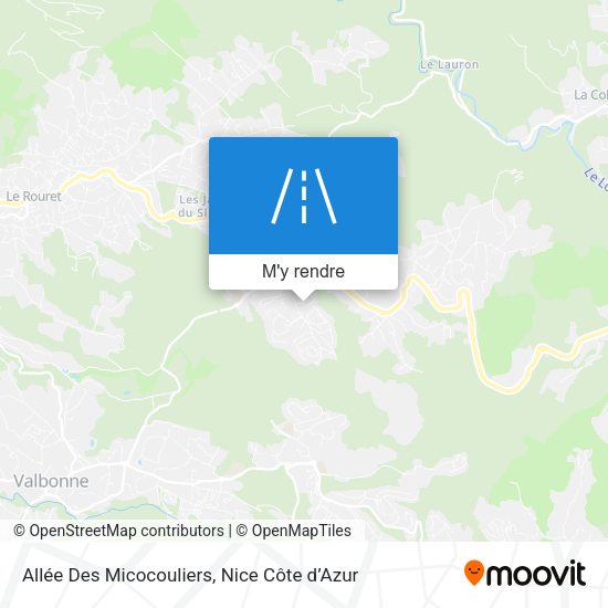 Allée Des Micocouliers plan