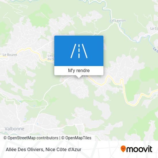 Allée Des Oliviers plan