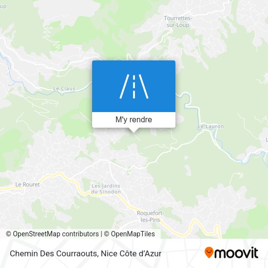 Chemin Des Courraouts plan