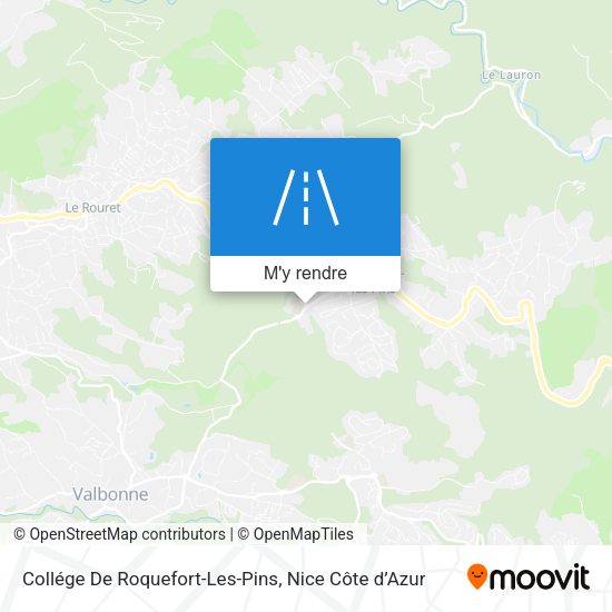 Collége De Roquefort-Les-Pins plan