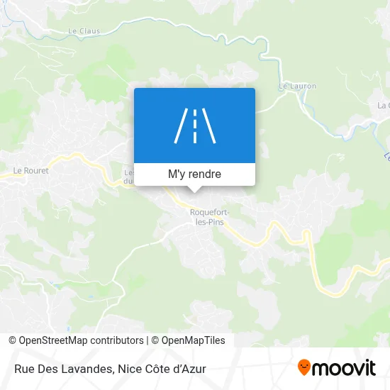 Rue Des Lavandes plan