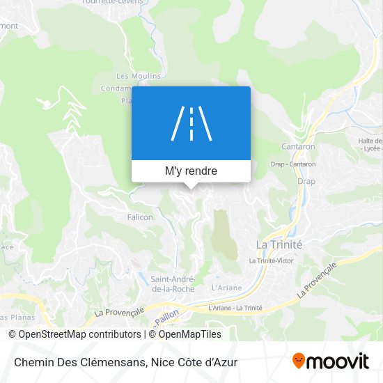 Chemin Des Clémensans plan