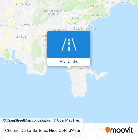 Chemin De La Batterie plan