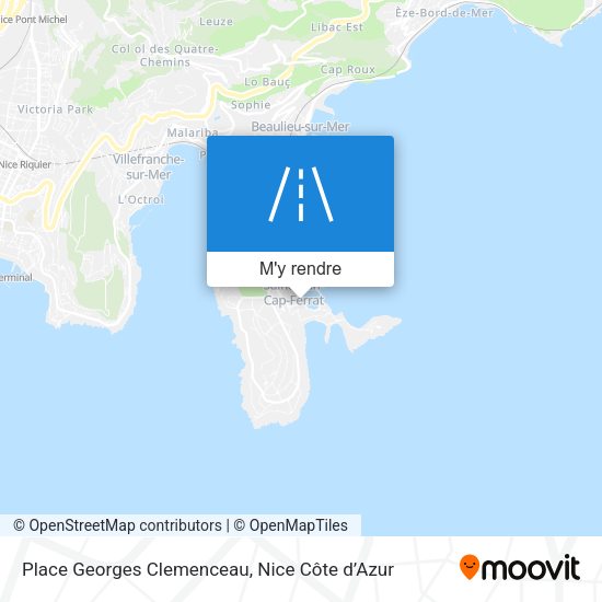 Place Georges Clemenceau plan