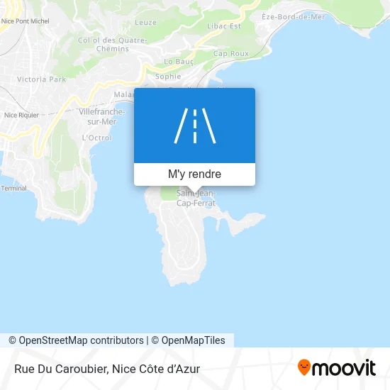 Rue Du Caroubier plan