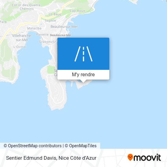 Sentier Edmund Davis plan
