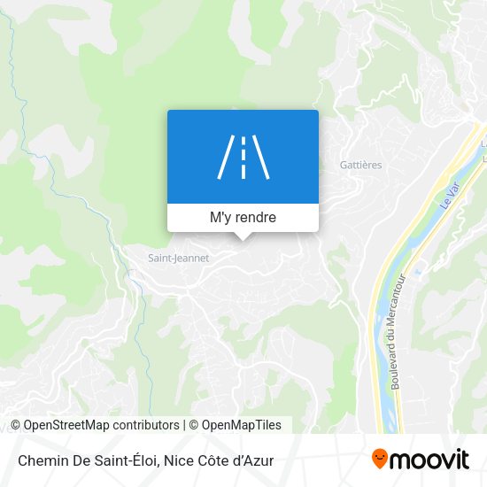 Chemin De Saint-Éloi plan