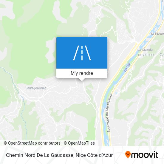 Chemin Nord De La Gaudasse plan