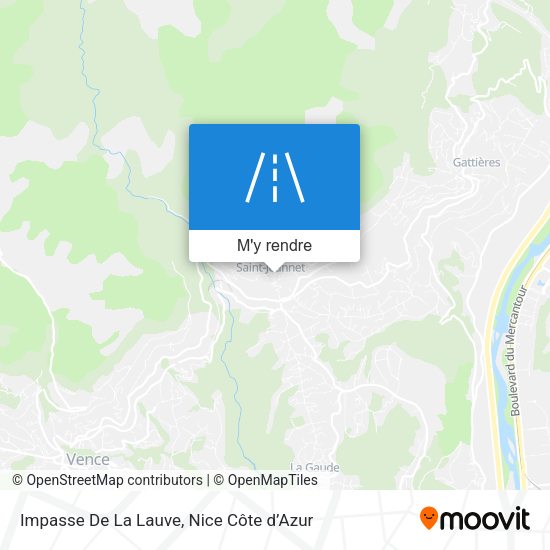 Impasse De La Lauve plan