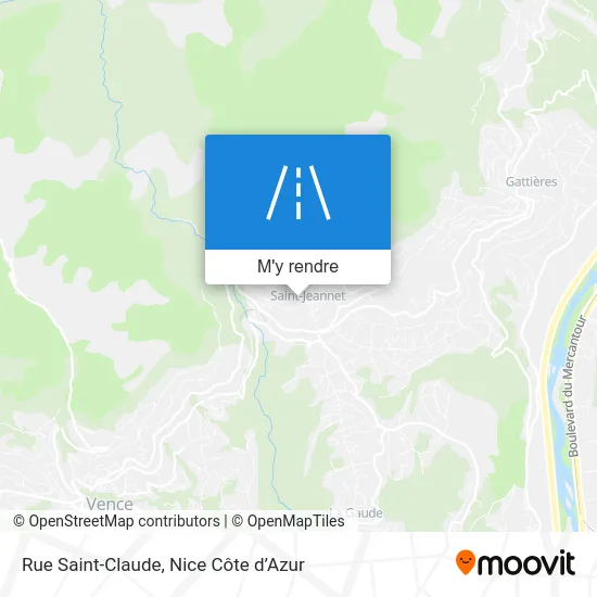 Rue Saint-Claude plan