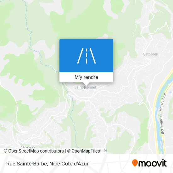 Rue Sainte-Barbe plan