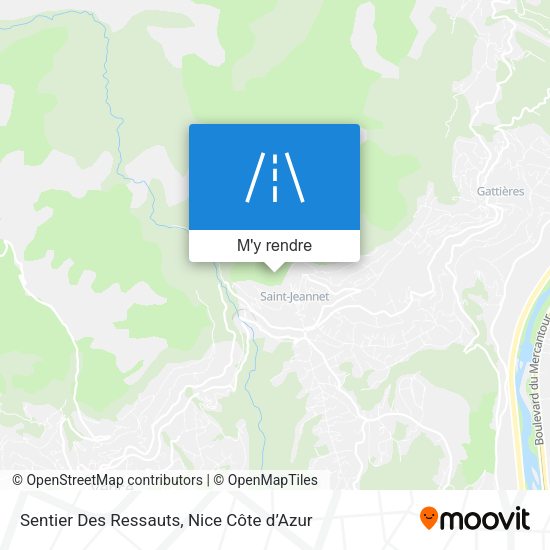 Sentier Des Ressauts plan