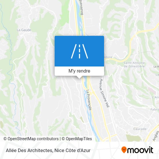 Allée Des Architectes plan