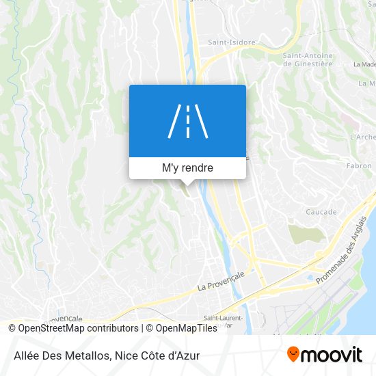 Allée Des Metallos plan