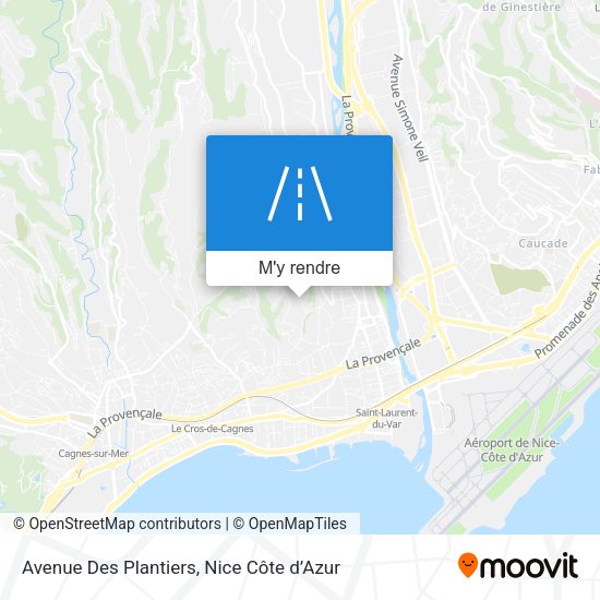 Avenue Des Plantiers plan