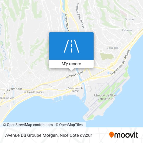 Avenue Du Groupe Morgan plan