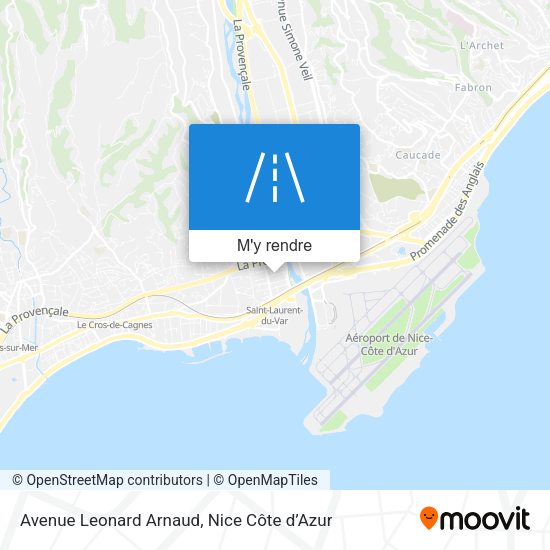 Avenue Leonard Arnaud plan