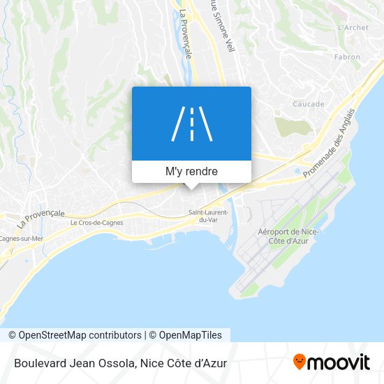 Boulevard Jean Ossola plan
