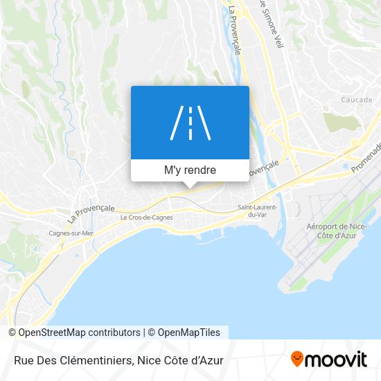 Rue Des Clémentiniers plan