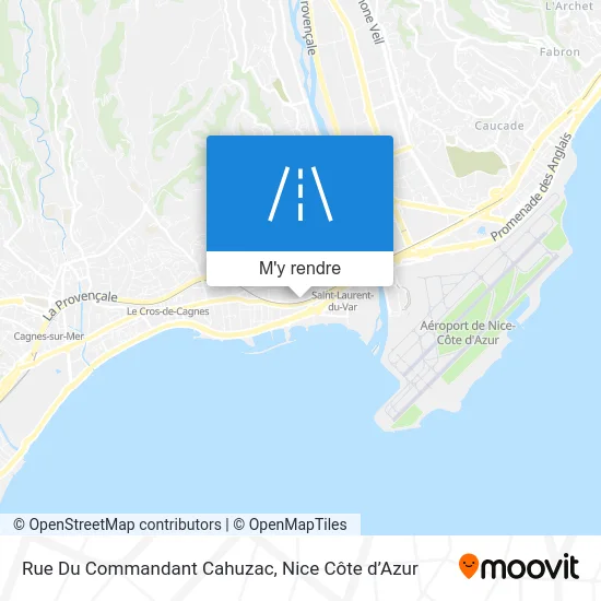 Rue Du Commandant Cahuzac plan