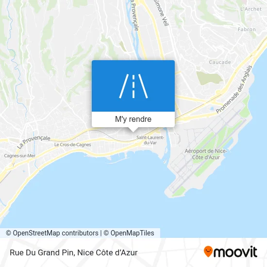 Rue Du Grand Pin plan