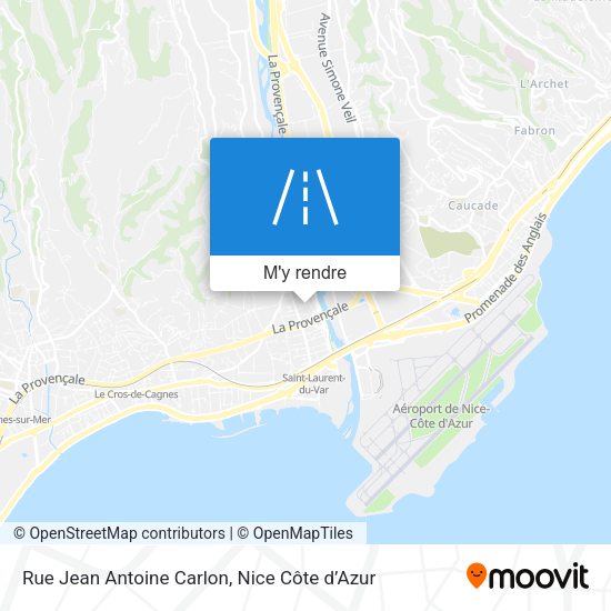 Rue Jean Antoine Carlon plan