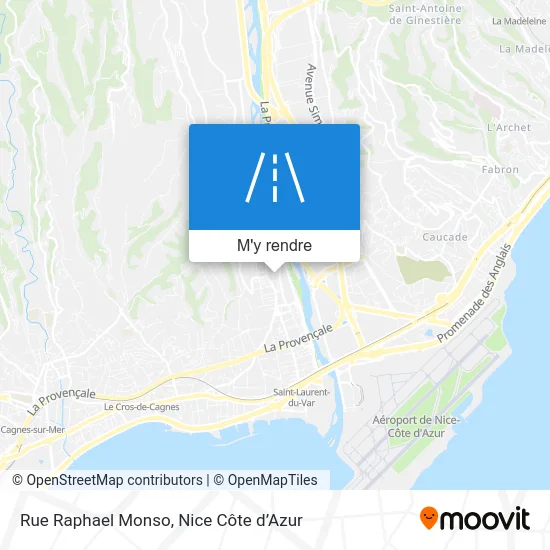 Rue Raphael Monso plan