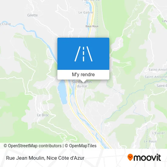 Rue Jean Moulin plan