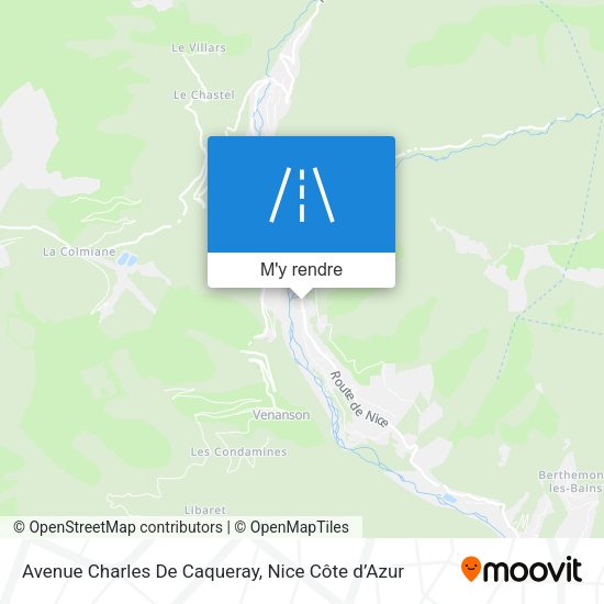 Avenue Charles De Caqueray plan