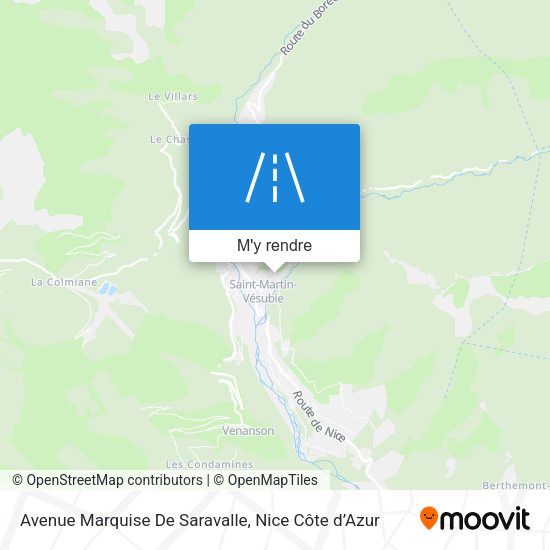 Avenue Marquise De Saravalle plan