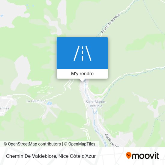 Chemin De Valdeblore plan