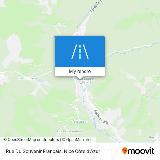 Rue Du Souvenir Français plan