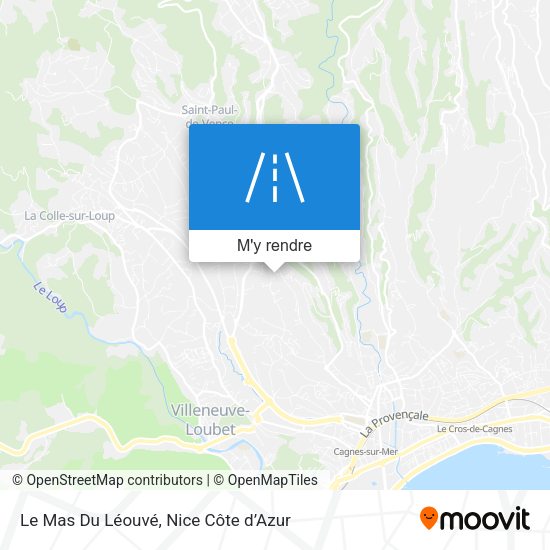 Le Mas Du Léouvé plan