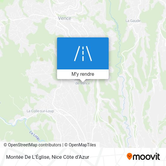 Montée De L'Église plan