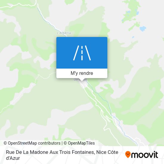 Rue De La Madone Aux Trois Fontaines plan