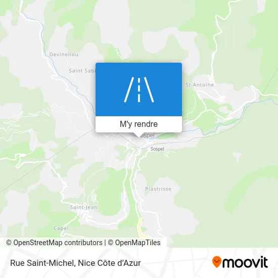 Rue Saint-Michel plan