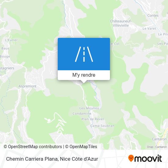 Chemin Carriera Plana plan