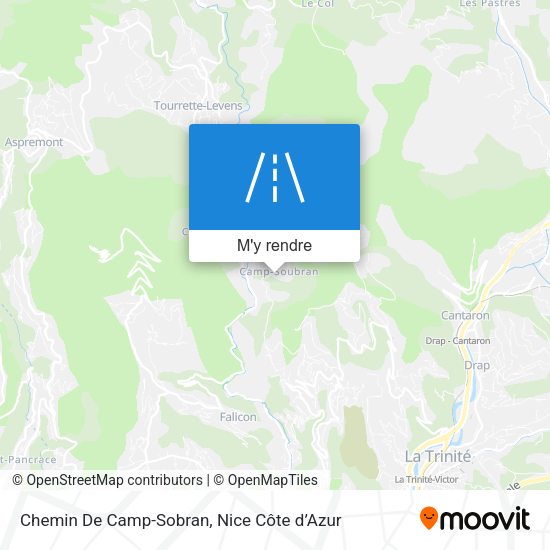 Chemin De Camp-Sobran plan