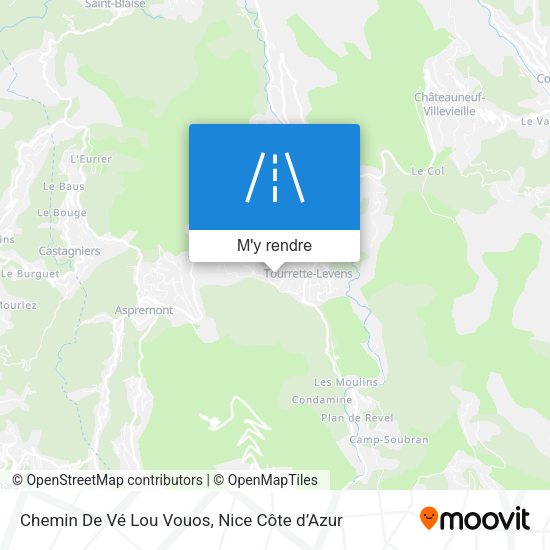 Chemin De Vé Lou Vouos plan