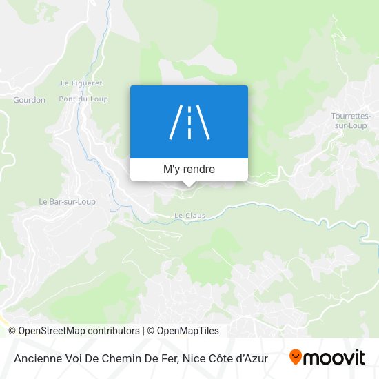 Ancienne Voi De Chemin De Fer plan