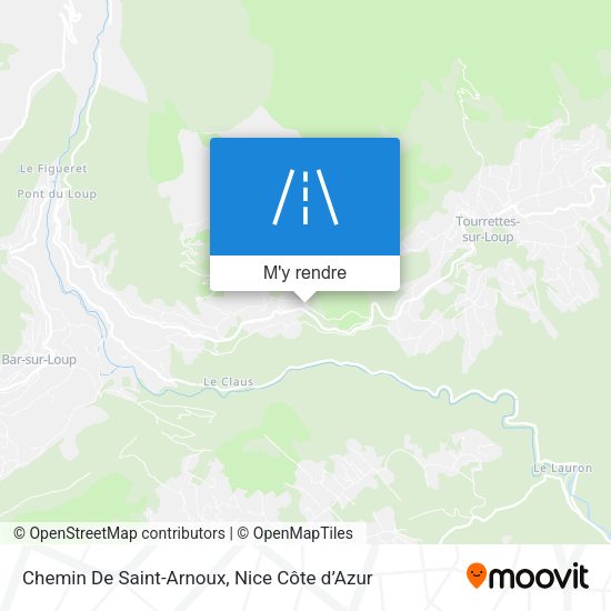 Chemin De Saint-Arnoux plan