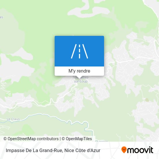 Impasse De La Grand-Rue plan